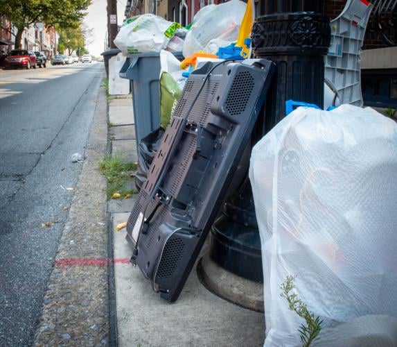 city trash